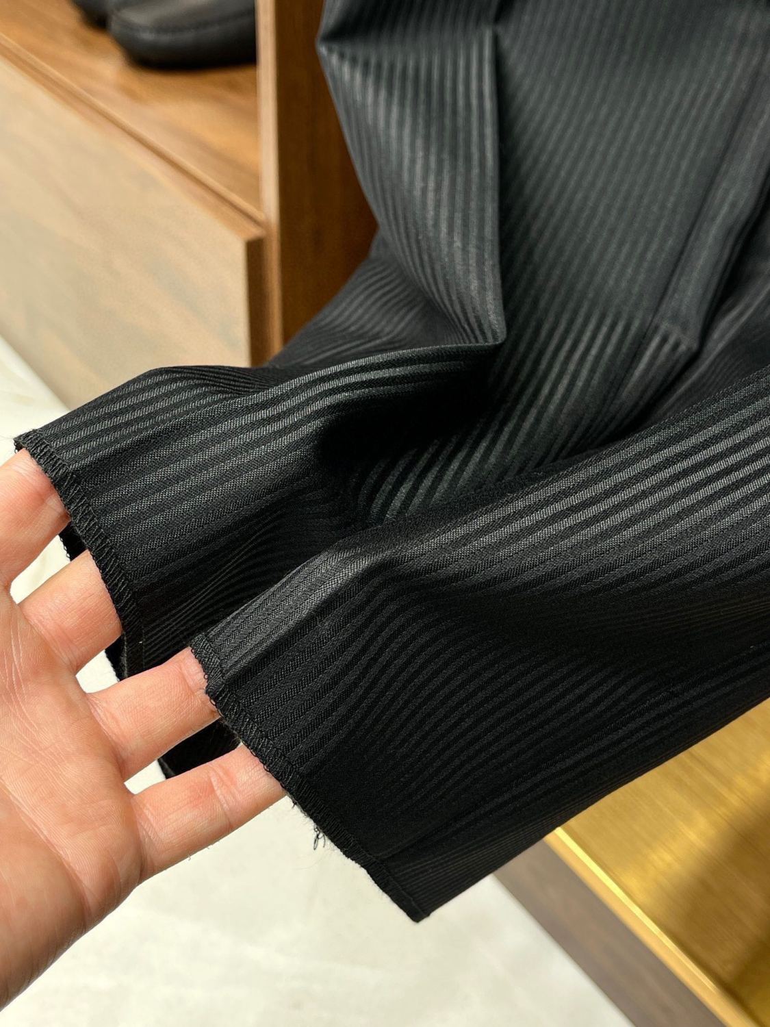 Louis Vuitton Men's Spring and Autumn Striped Solid Color Lapel Single Breasted Blazer Jacket Casual Pants Ngvp #9897