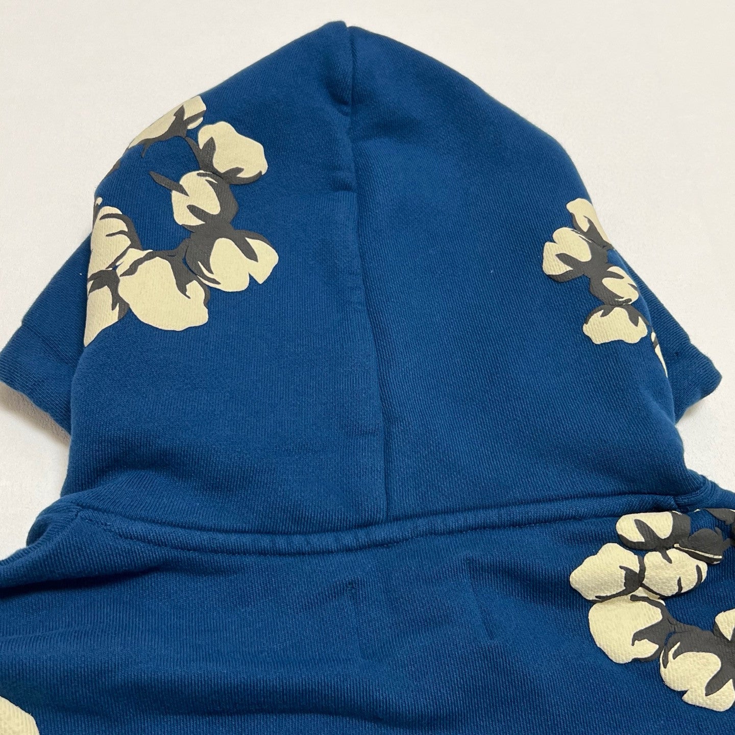 Denim Tears Cactus Tears Wreath Floral Print Hooded Sweatshirt Casual Tie Drawstring With Loose Sweatpants #71879