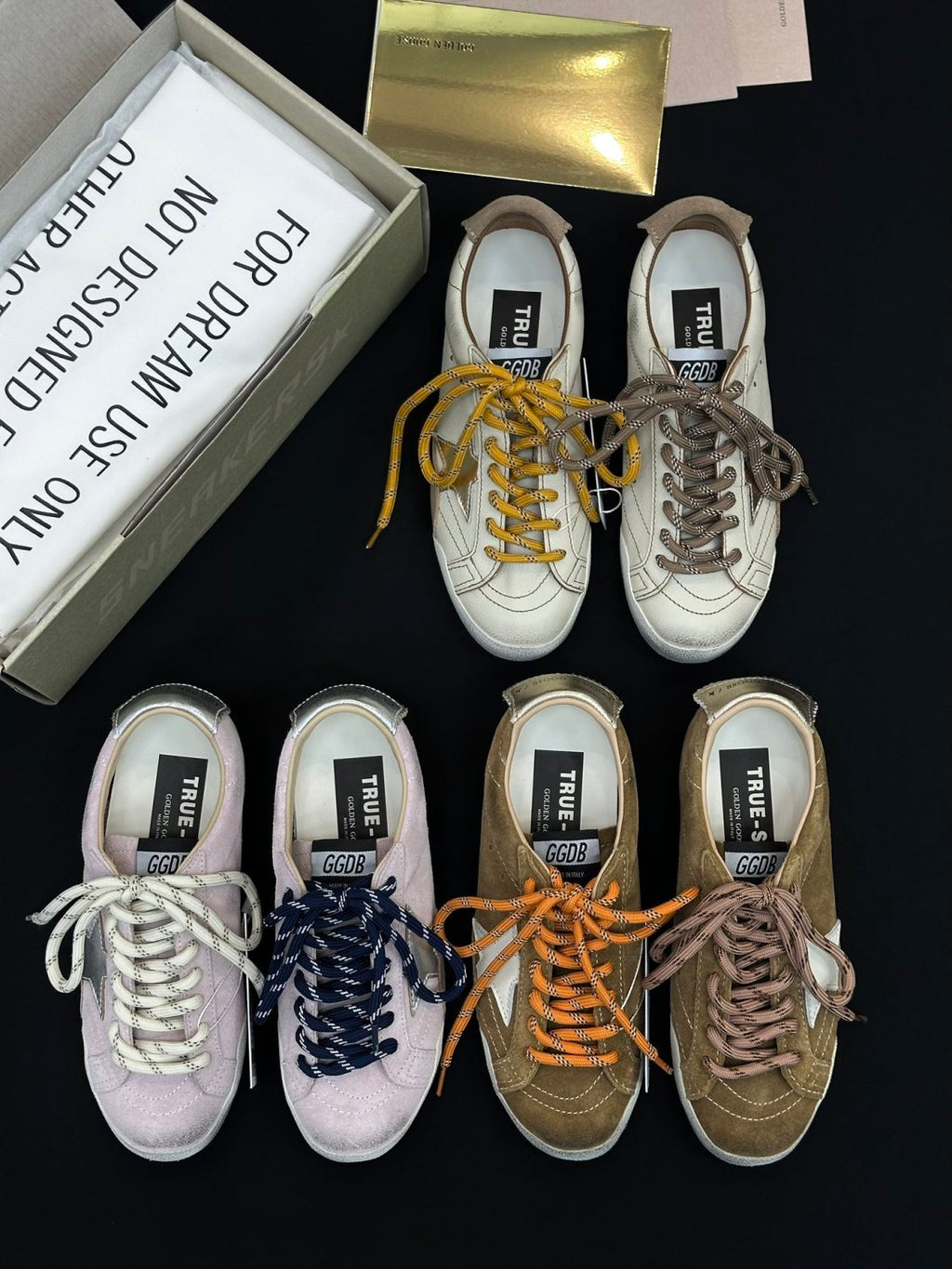 Golden Goose Men's and Women's Spring/Fall Fashion Casual Round Toe Lace Up Low Top Star Print Thin Sole Sneakers Casual Shoes Shoes #78525