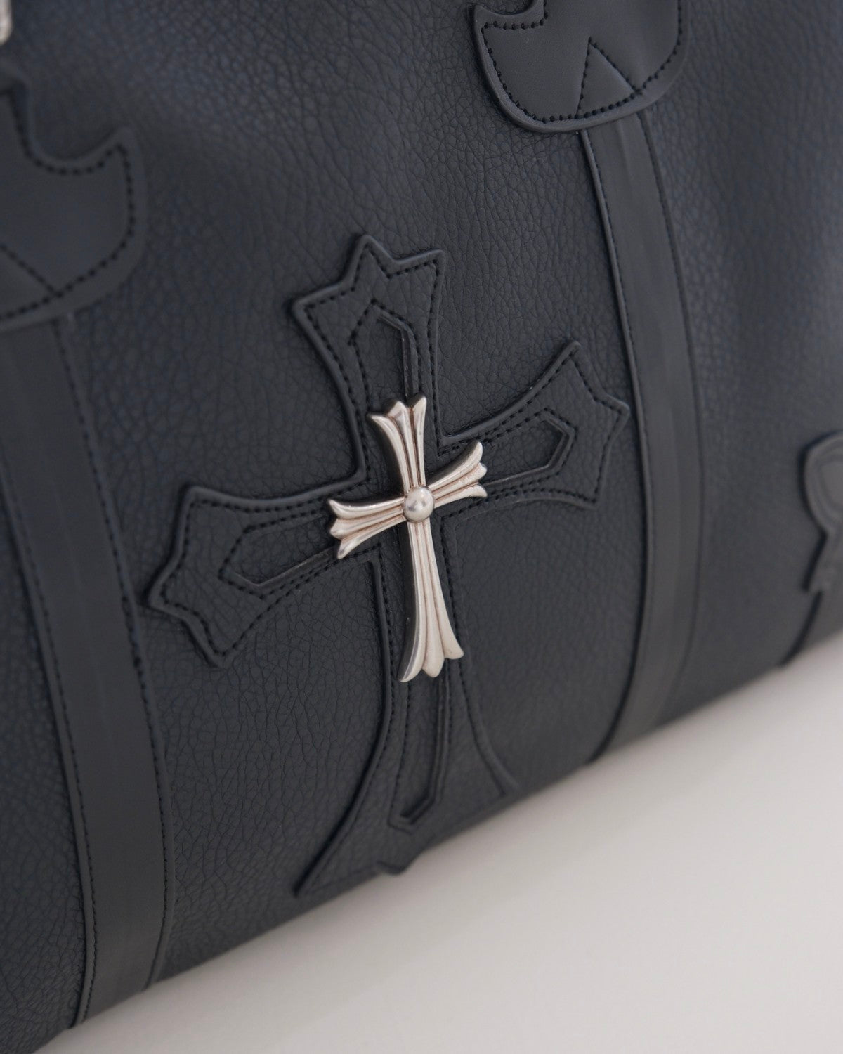 Chrome Hearts Cross-design Travel Bag Luggage Bag Metal Vintage Punk Tote Bag Men's Trendy Fashion Casual Bag Bags #84229A