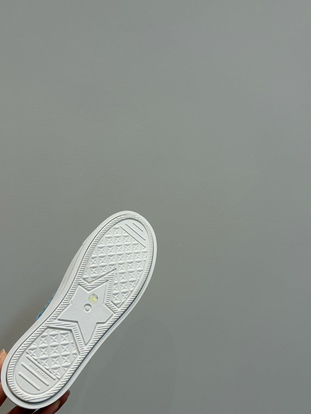 DIOR Walk n Dior Platform Sneaker Sky Blue Dior Oblique Embroidered Mesh #386883