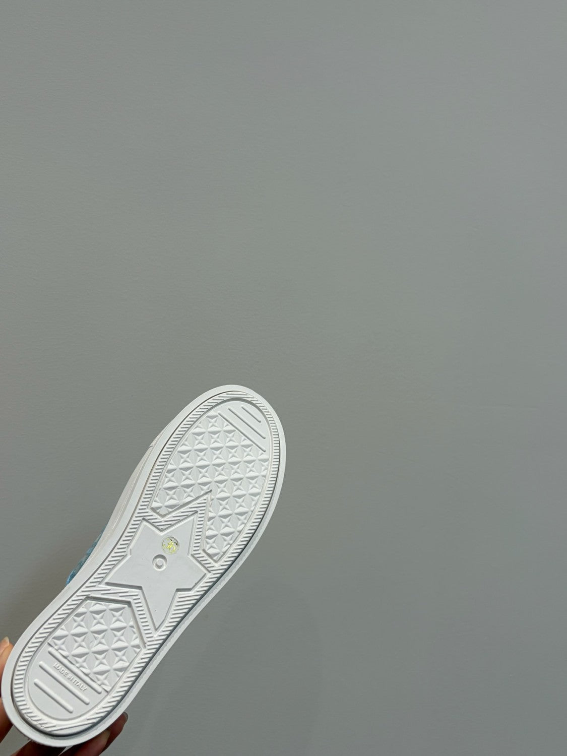 DIOR Walk n Dior Platform Sneaker Sky Blue Dior Oblique Embroidered Mesh #386883