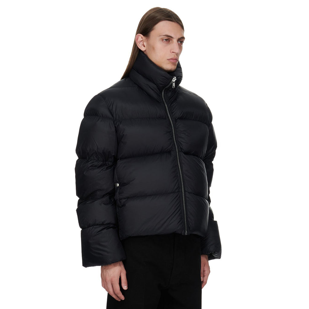 Rick Owens Men's Autumn And Winter Dark Style Collar Zip Down Jacket Warm High Street Fashion Casual Versatile Down Coat  Ngvp #9791