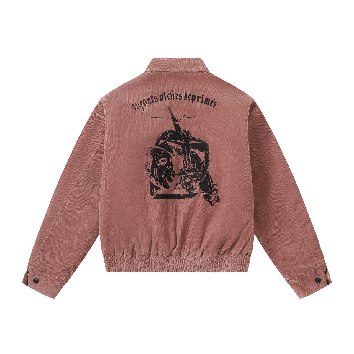 Enfants Riches Deprimes Men's Spring/fall Fashion Casual Lapel Zipper Embroidered Logo Print Drop Shoulder Long Sleeve Jacket #78544