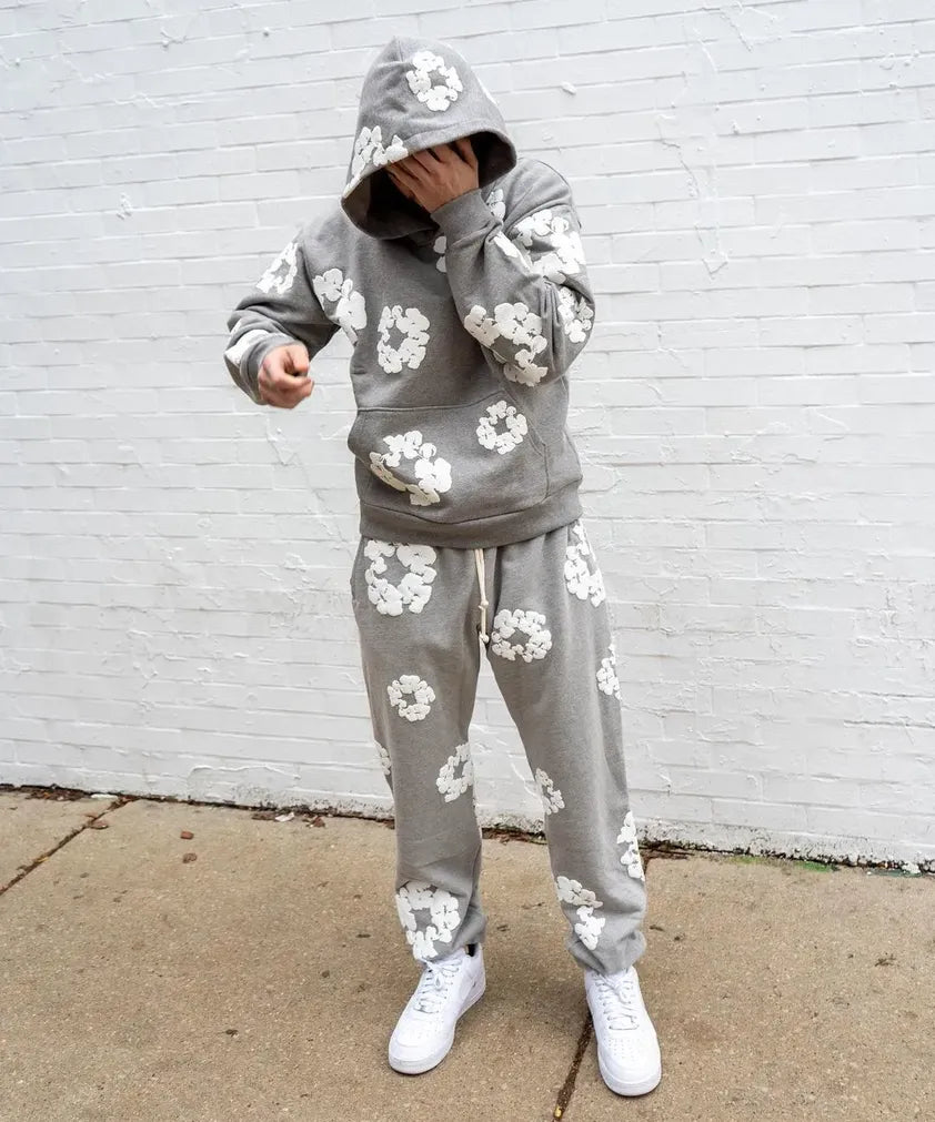 Denim Tears The Cotton Wreath Tracksuit Grey