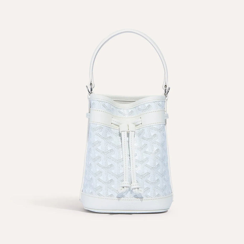 GOYARD Women's Petit Flot Mini Bucket Bag Logo Printed Drawstring Closure Shoulder Handbag Bag Bags PEFLOTMINTY10CL10P #81295