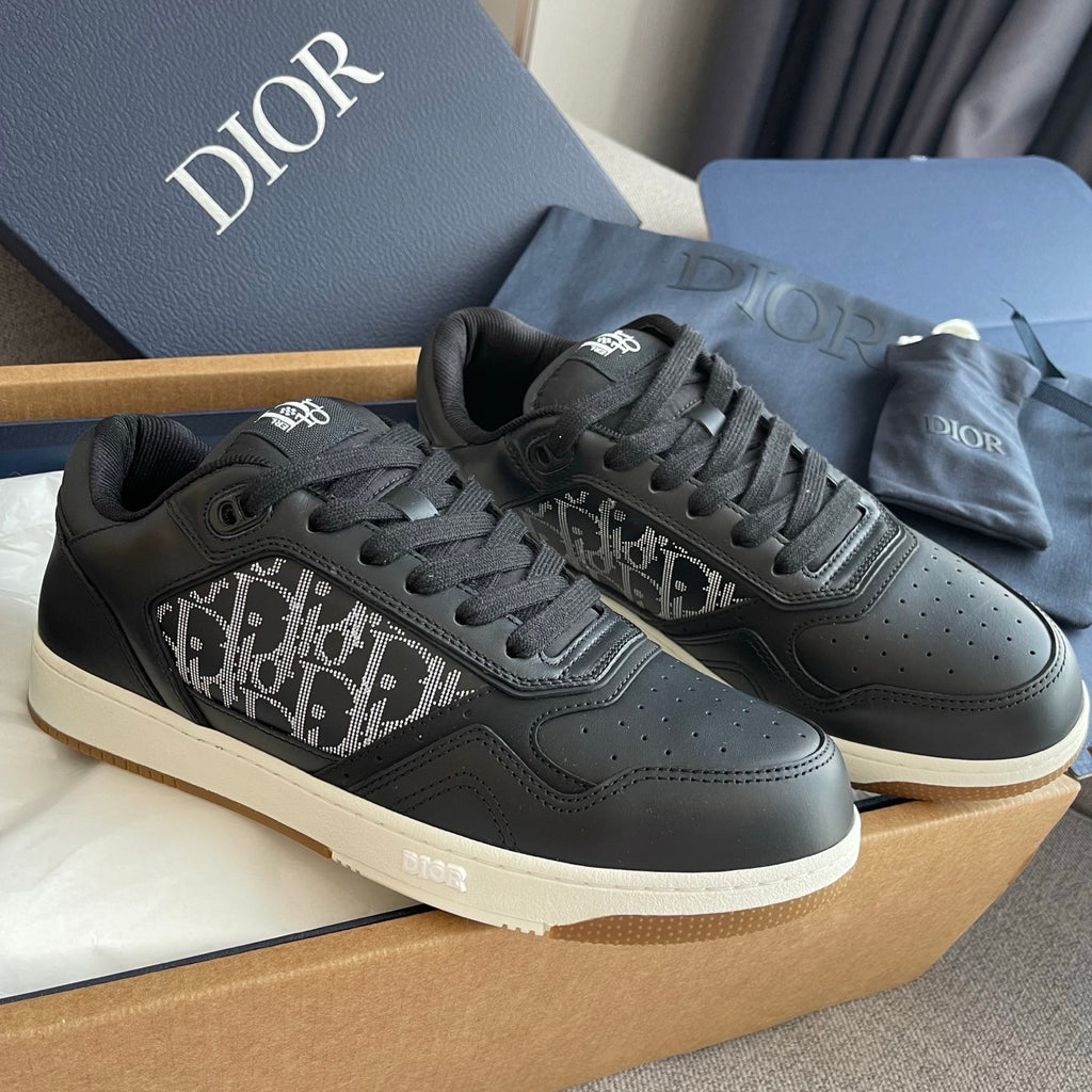 DIOR B27 Uptown Low-Top Sneaker Calfskin Dior Oblique Embossed Suede #376179
