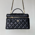Chanel Women's Chain Logo Solid Color Casual Leather Shoulder Crossbody Tote Bag Bags #76226