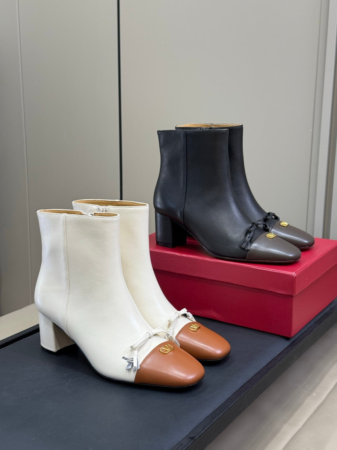 Valentino Valet Du Roi Kidskin Leather Ankle Boot 60mm for Woman #336901