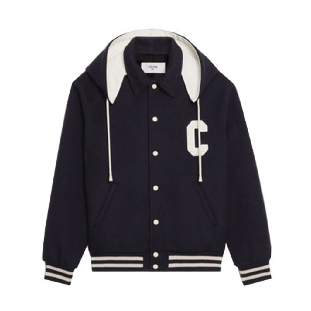 Celine Hooded Baseball Jacket #96113
