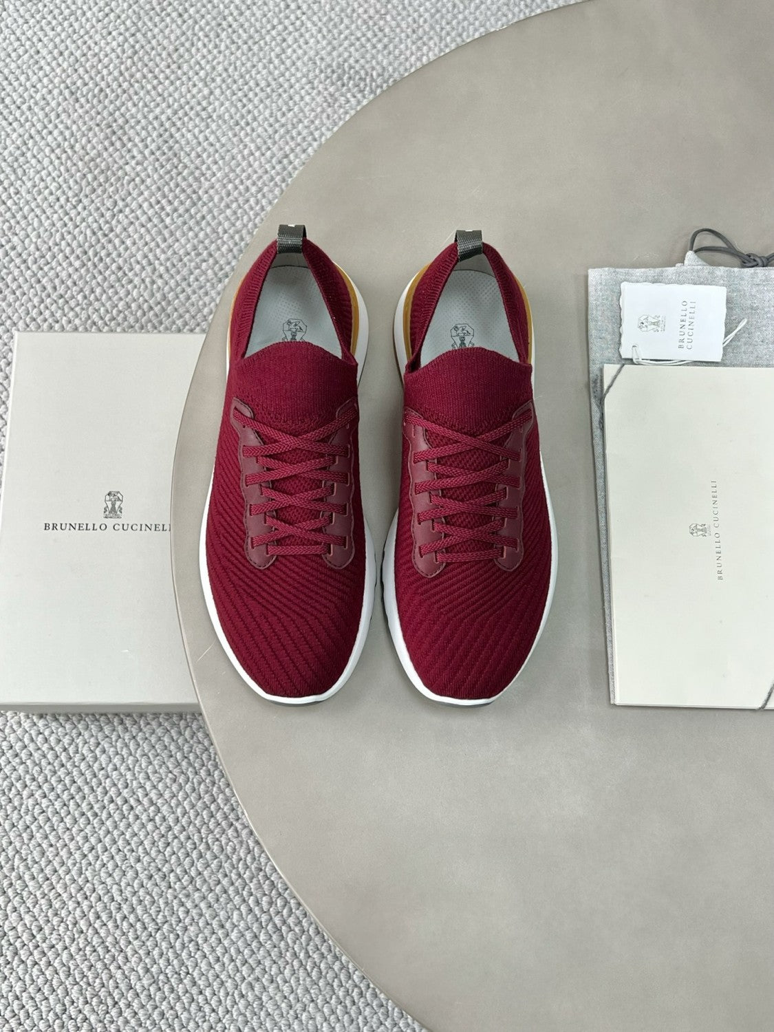 Brunello Cucinelli  Men's Spring/Fall Fashion Casual Round Toe Lace Up Low Top Flat Sole Sneakers Shoes #78959