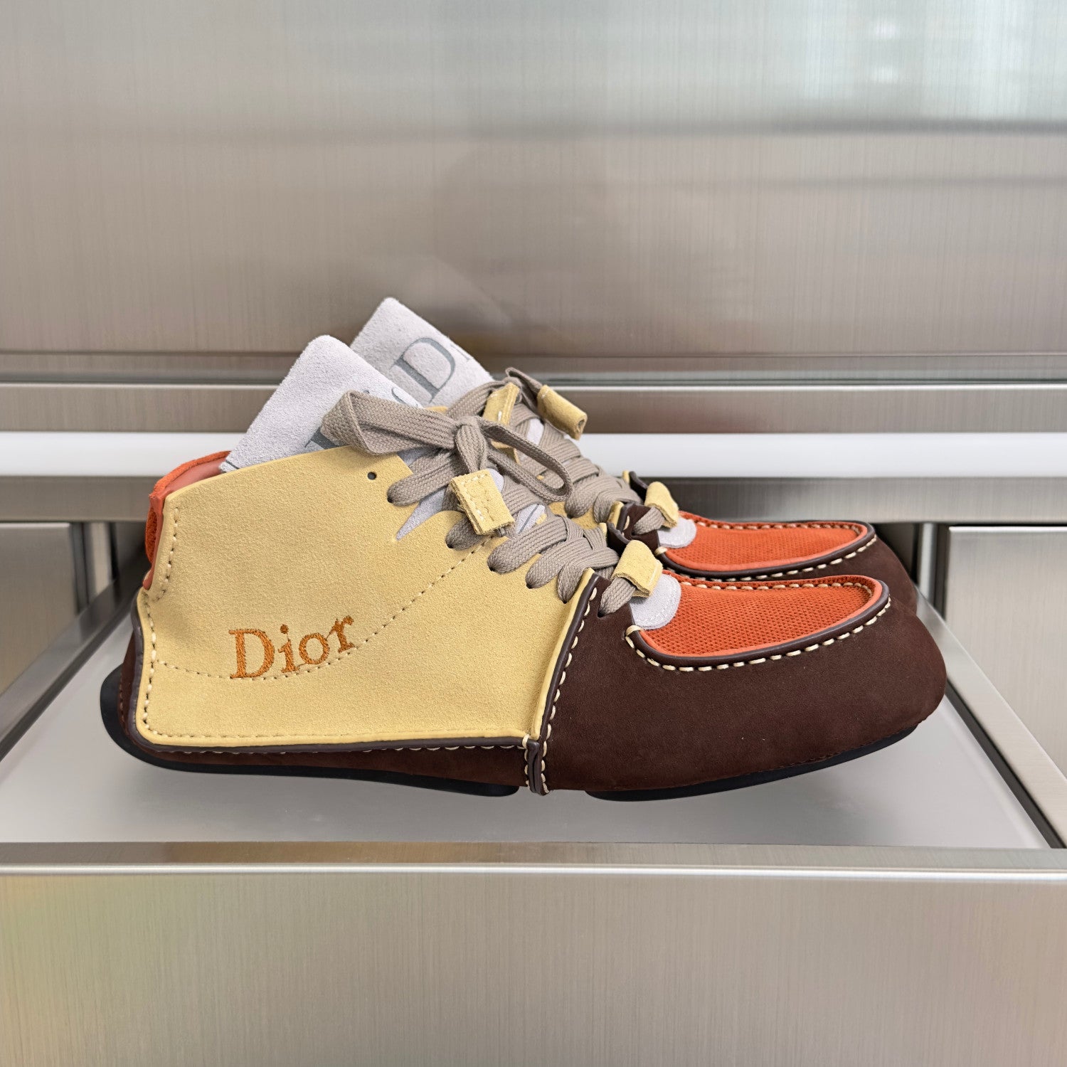 Dior Roadie Lace-Up Boot Nubuck #378132