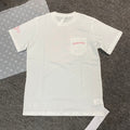 Chrome Hearts Men's and Women's Summer Solid Color Printed Round Neck Cotton Short Sleeve T-Shirt #77935