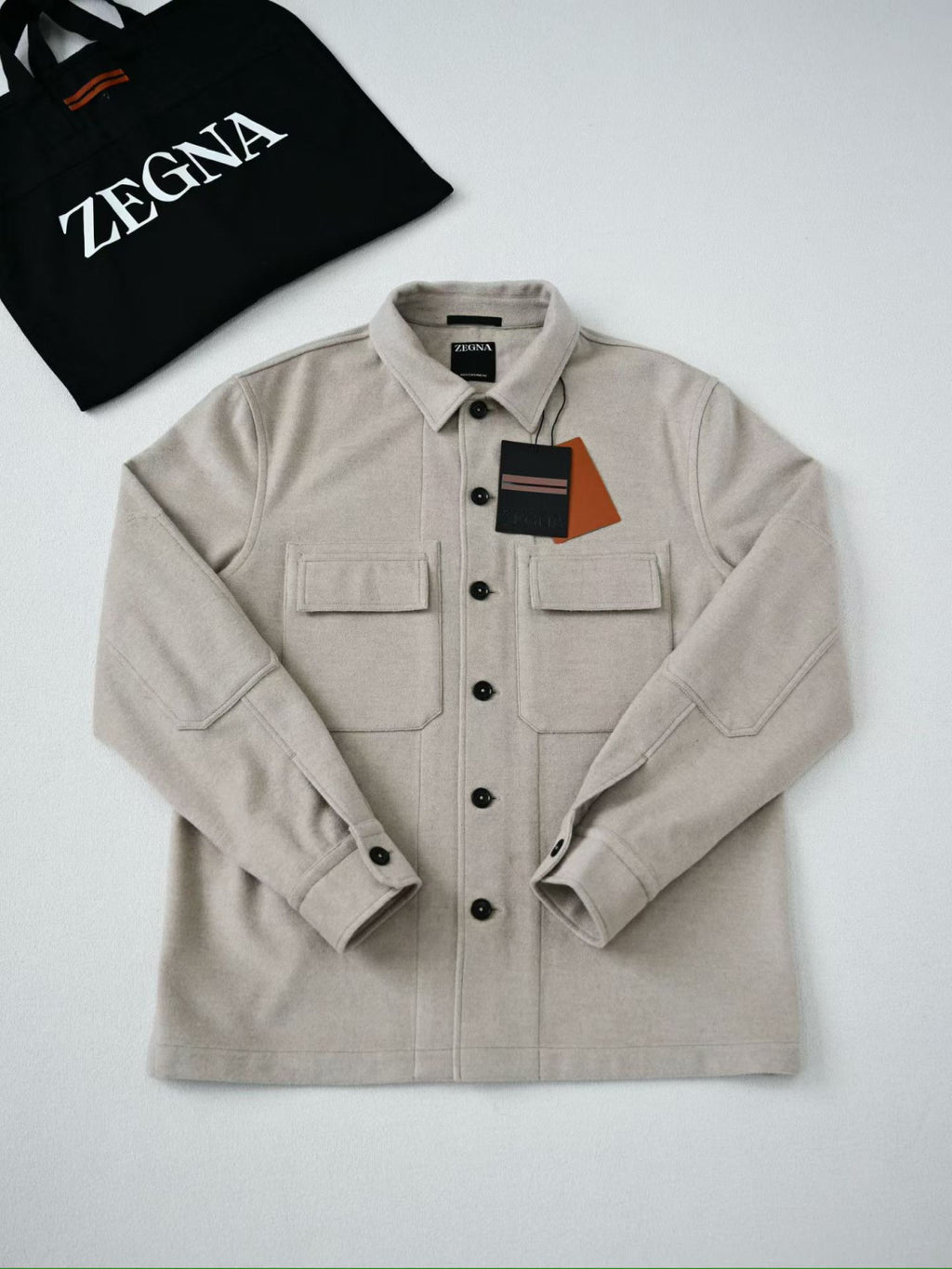Zegna Oasi Cashmere Alba Overshirt #334676