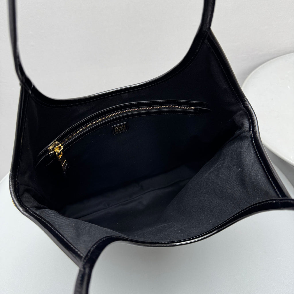 MiuMiu Black Ivy Leather Bag #336426