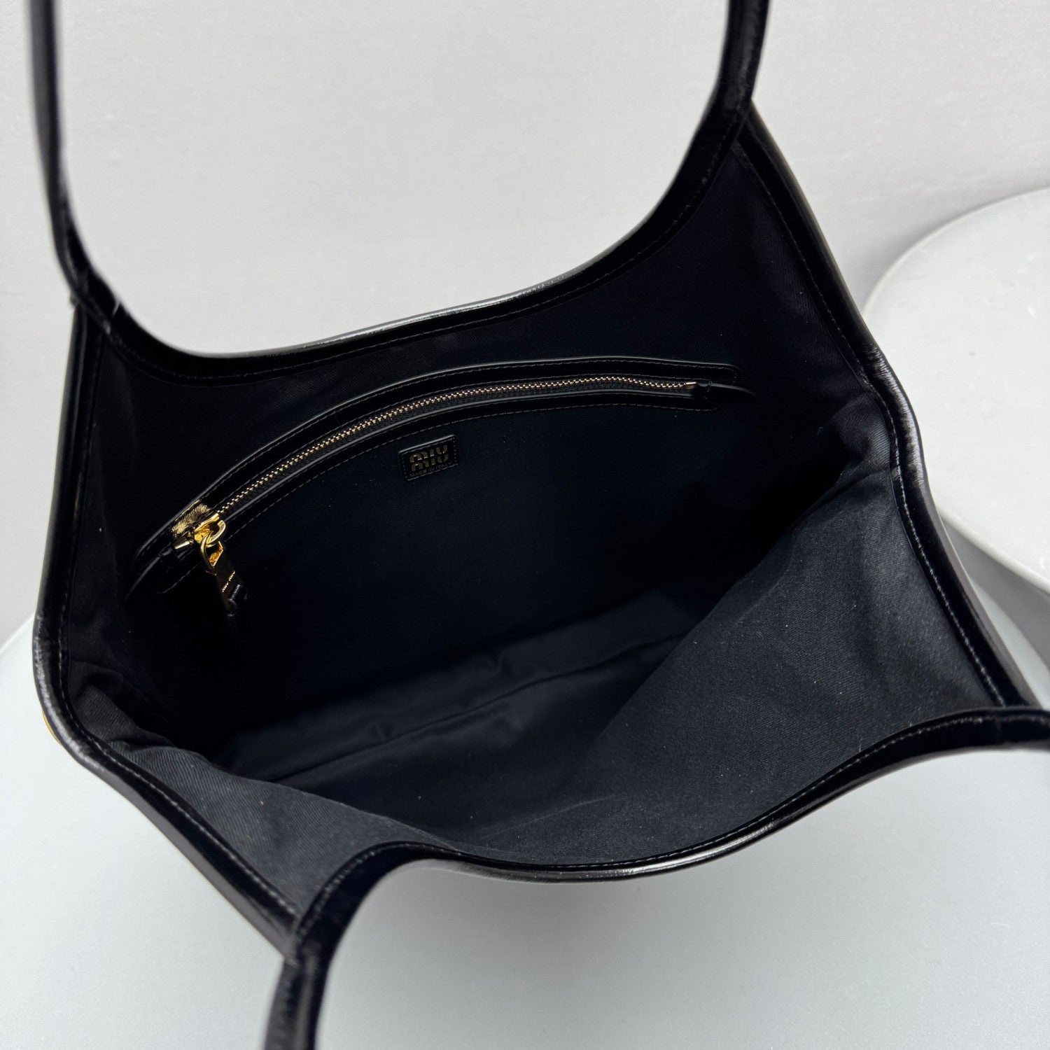 MiuMiu Black Ivy Leather Bag #336426