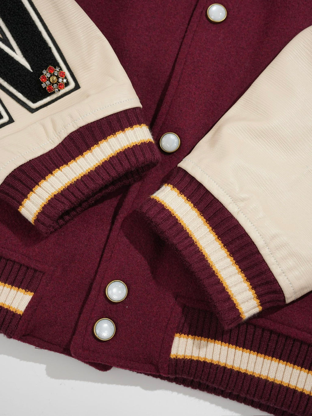Louis Vuitton Custom Epi Leather College Jacket #332524