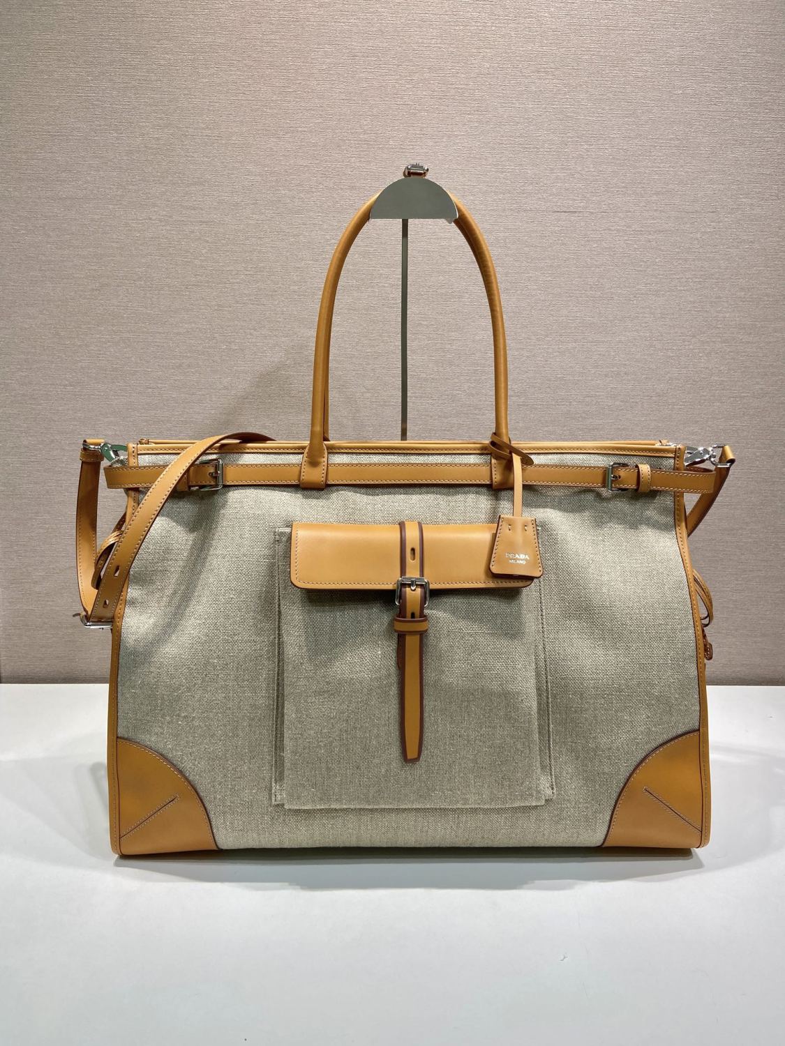 PRADA Black Prada Bonnie Leather Tote Bag #381312