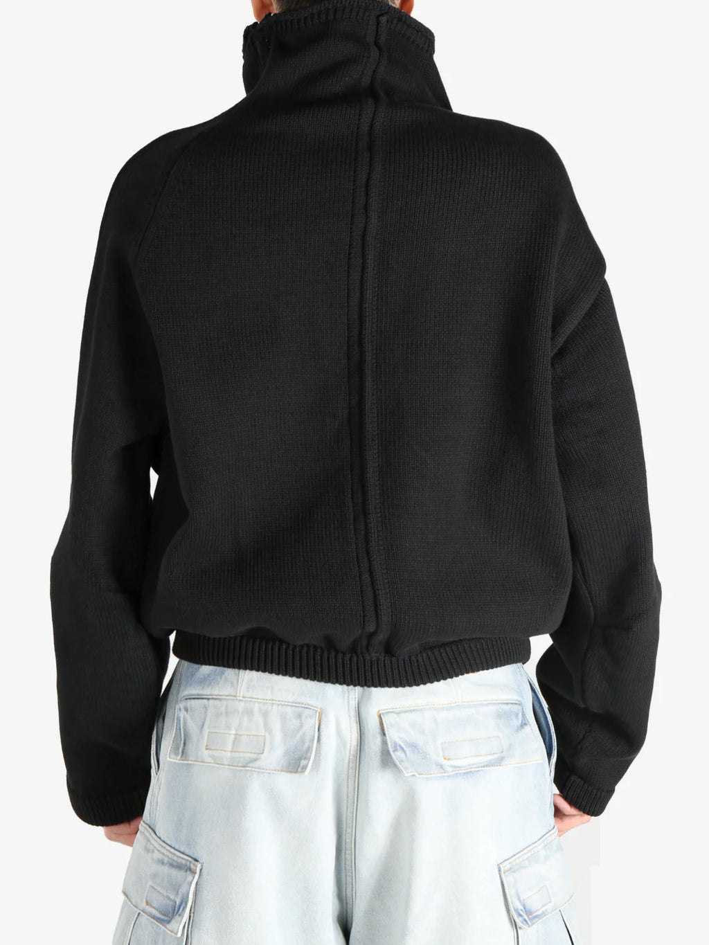 Dries Van Noten DVN Men's Spring And Autumn Winter Zipper Stand up Collar Knitted Solid Color Long Sleeve Sweater Ngvp #2552