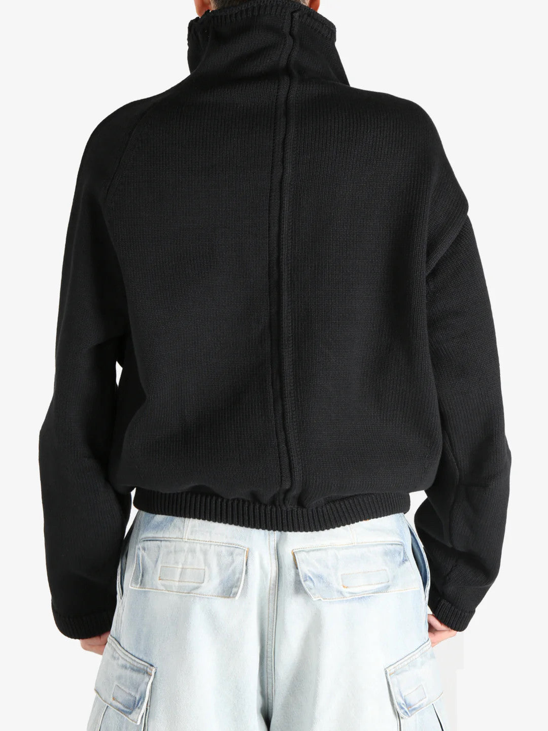 Dries Van Noten DVN Men's Spring And Autumn Winter Zipper Stand up Collar Knitted Solid Color Long Sleeve Sweater Ngvp #2552