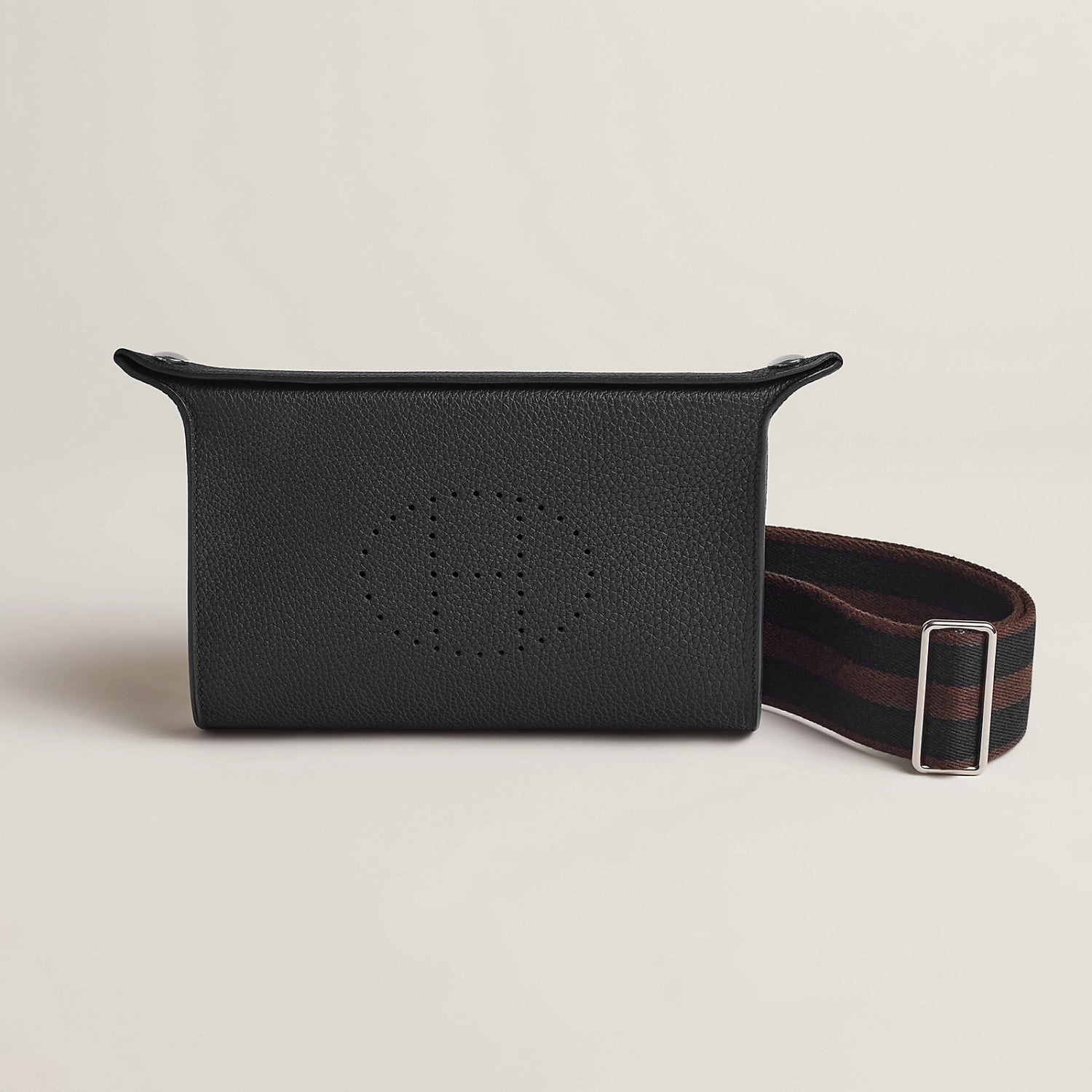 Hermès Videpoches Men's and Women's Fashion Classic Solid Color Leather Adjustable Canvas Strap Shoulder Bag Crossbody Bag Messenger Bag Bags H084283CKAC #78918