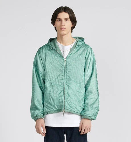 Dior Men's Fashion Casual CD Double Sided Hooded Zipper Long-Sleeve Sports Jacket #78595