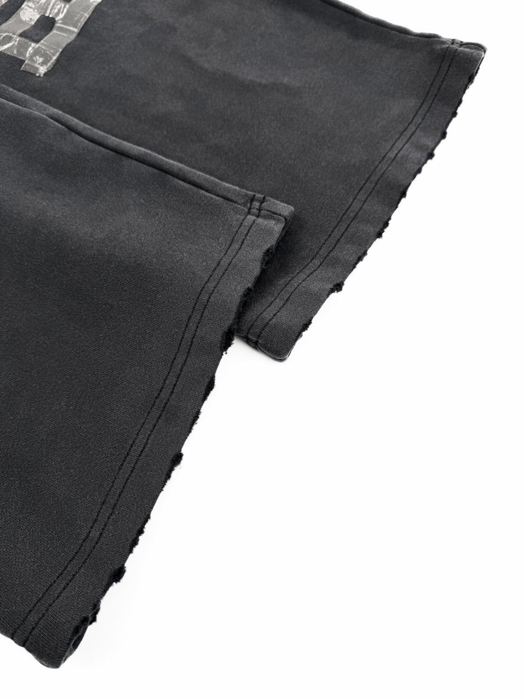 Balenciaga Men's Transparent Tape Baggy Pants Faded Black #336332