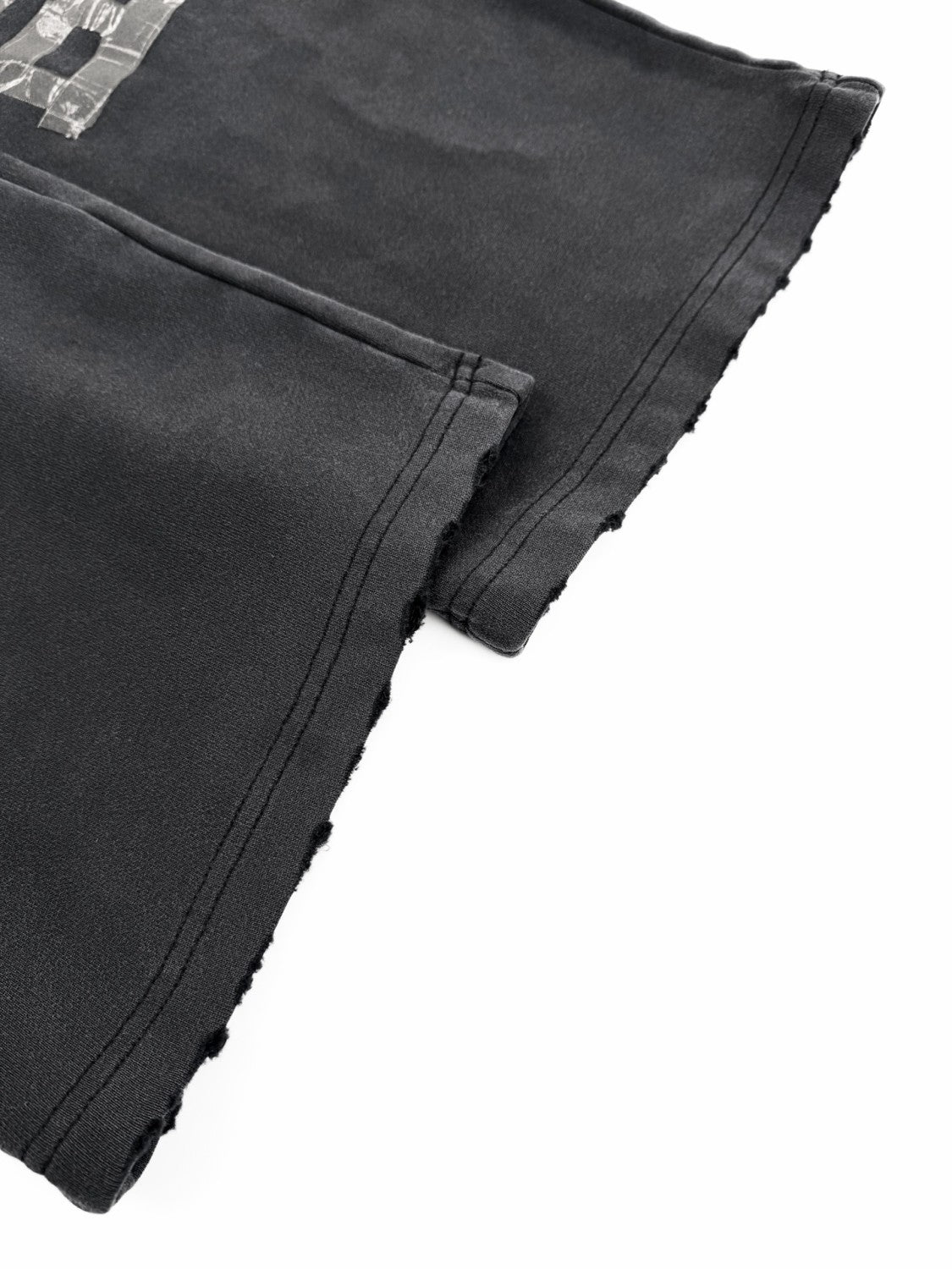 Balenciaga Men's Transparent Tape Baggy Pants Faded Black #336332