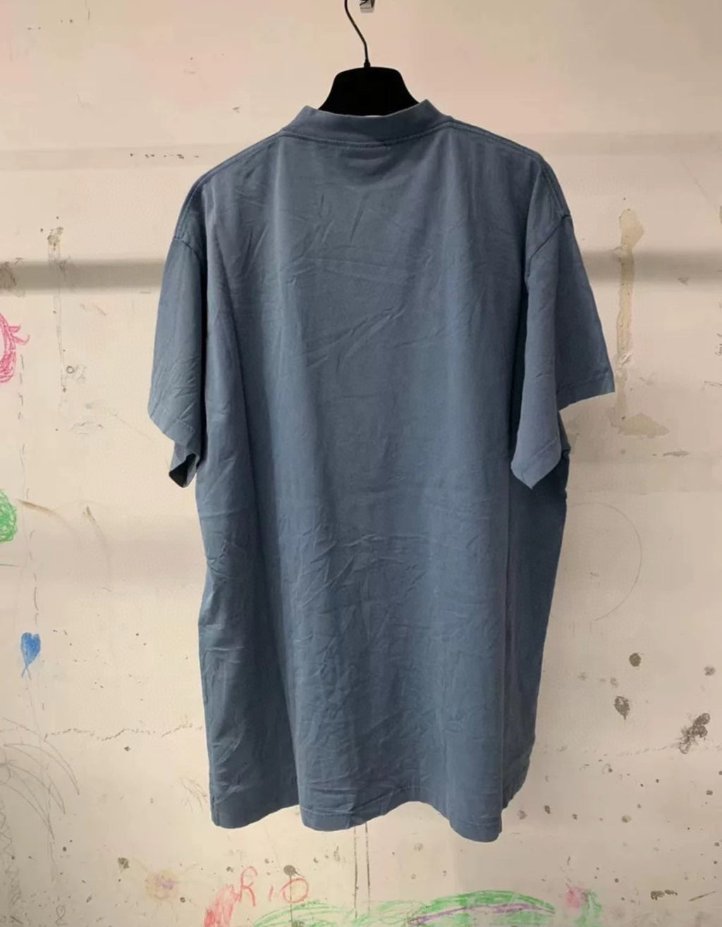 Balenciaga Men's Summer Letter Logo Print Round Neck Regular Fit Short Sleeve T-Shirt #72973