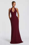 Adora Maxi Dress - Cherry Lacquer