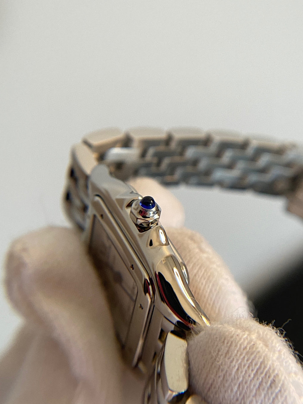 Cartier Cheetah Collection Silver Fashion Small Square Watch #96317
