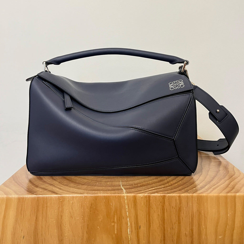 Loewe Large Classic Puzzle Cowhide Handbags Men Women Fashion Geometric Casual Temperament Commuter Crossbody Bag Bags B510P00X05 #71934