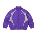 Supreme x Nike Men's Fashionable Cuff Embroidery Zipper Fitted Long-Sleeved Solid Color Sports Jacket Casual Striped Elastic Loose Sports Pants #81521