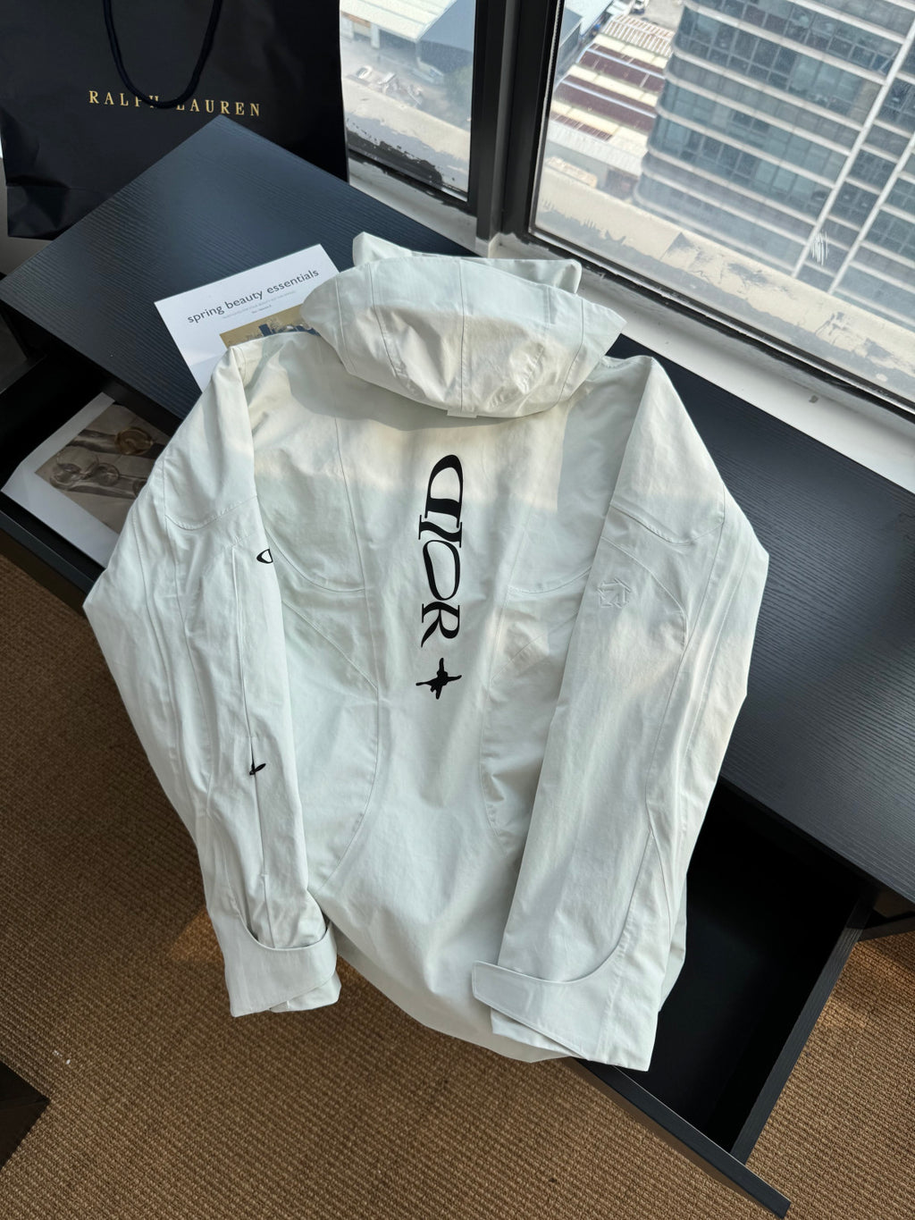 Dior Colorblock Lettering Logo Ski Jacket Pants Suit #333839