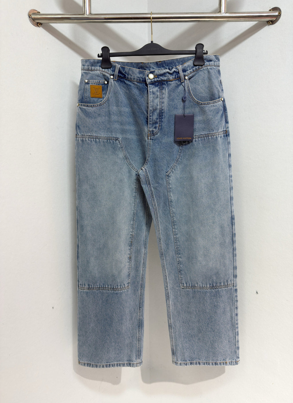 Louis Vuitton Hooded Workwear Denim Blouson Denim Carpenter Pants 1AJBAO 1AJBKS #335609