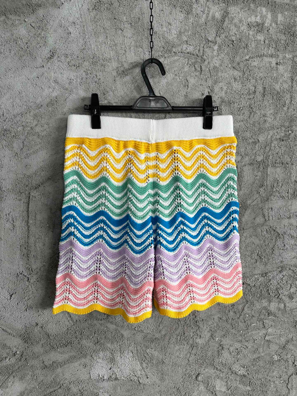 Casablanca Paris Gradient Wave Knit Shirt Shorts #336937