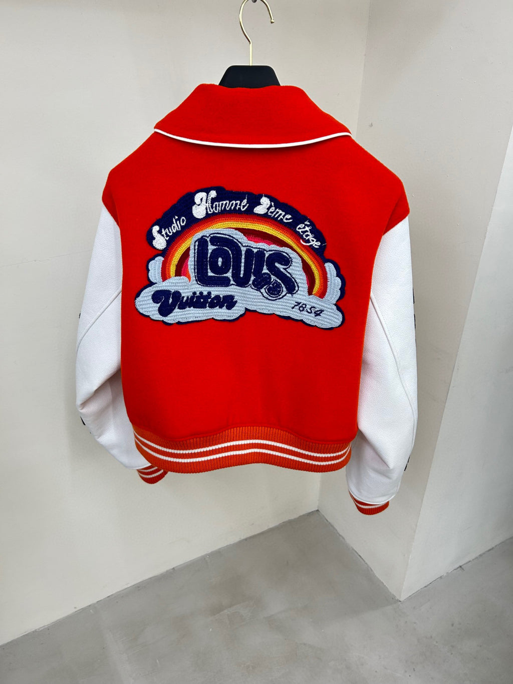 Louis Vuitton Mini Varsity Blouson Colour Blocked Baseball Jacket #96269
