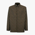 Fendi Men's Autumn Logo Printed Single Breasted Lapel Jacket #97492