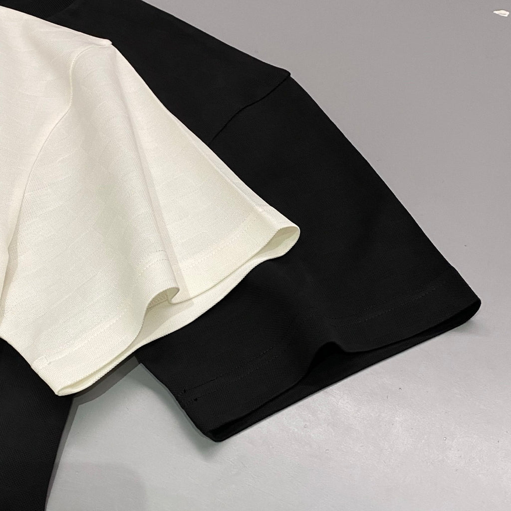 Louis Vuitton Men's Summer Solid Color Letter Logo Round Neck Cotton Short Sleeve T-Shirt #76428
