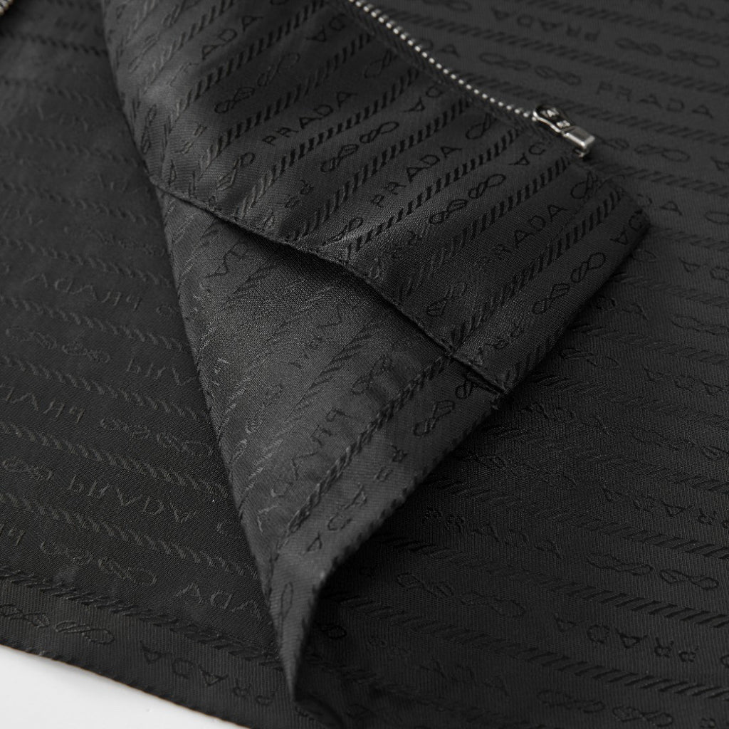 Prada zipper short sleeve shirt T-shirt #98159