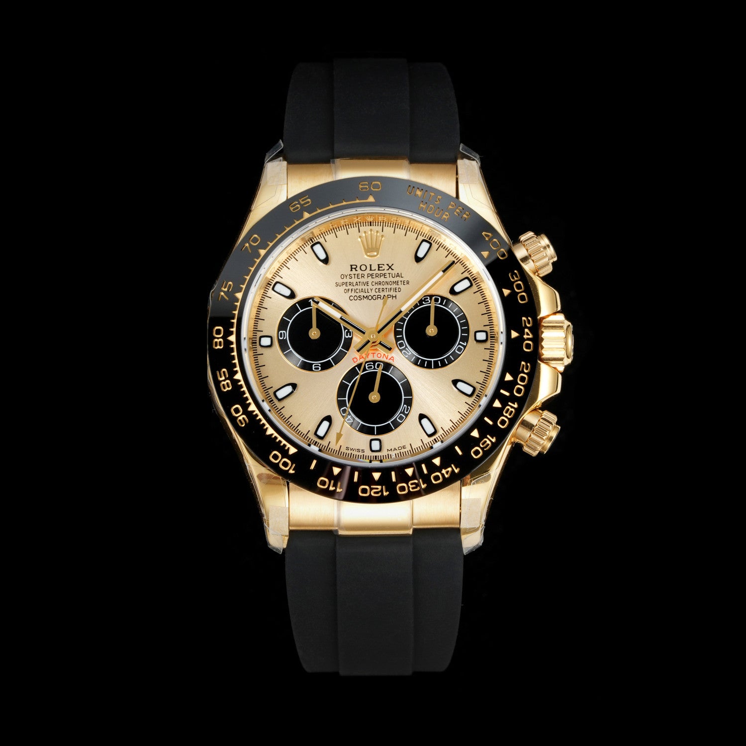 Rolex Men's Classic Solid Color Strap Round Dial Classic Fashion Automatic Mechanical Watch #78121