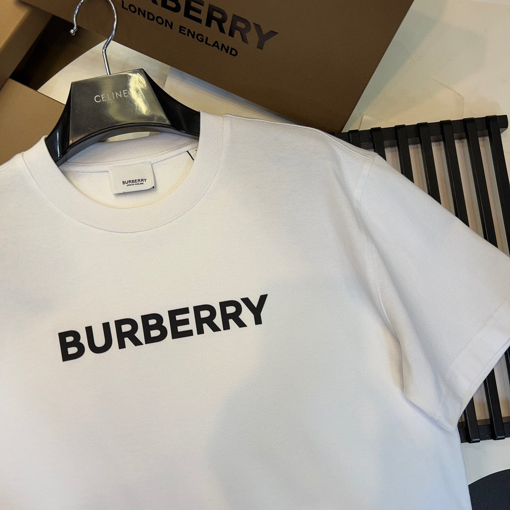 Burberry Letter White Short Sleeve T-Shirt #96153
