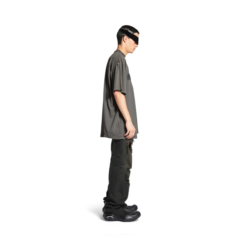 Men Women HUMAN BEING SHIFTED Summer Round Neck Short Sleeve Cotton Solid Color T-Shirt Ngvp #1418