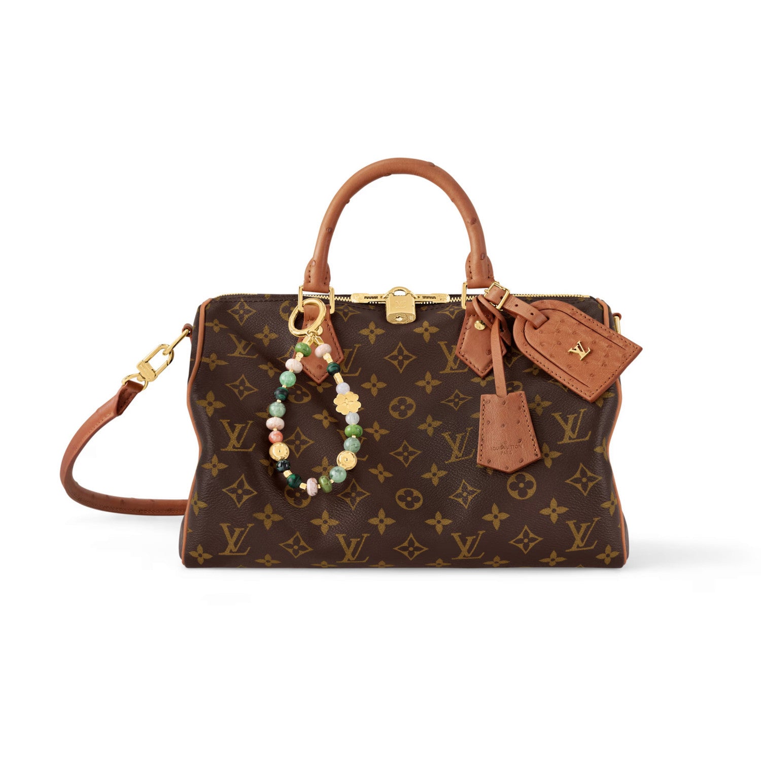 Louis Vuitton SPEEDY SOFT 30 BOHO Women's Classic Fashion Detachable Adjustable Shoulder Strap Leather Classic Print Pillow Bag Shoulder Bag Crossbody Handbag Bags N87212#78243