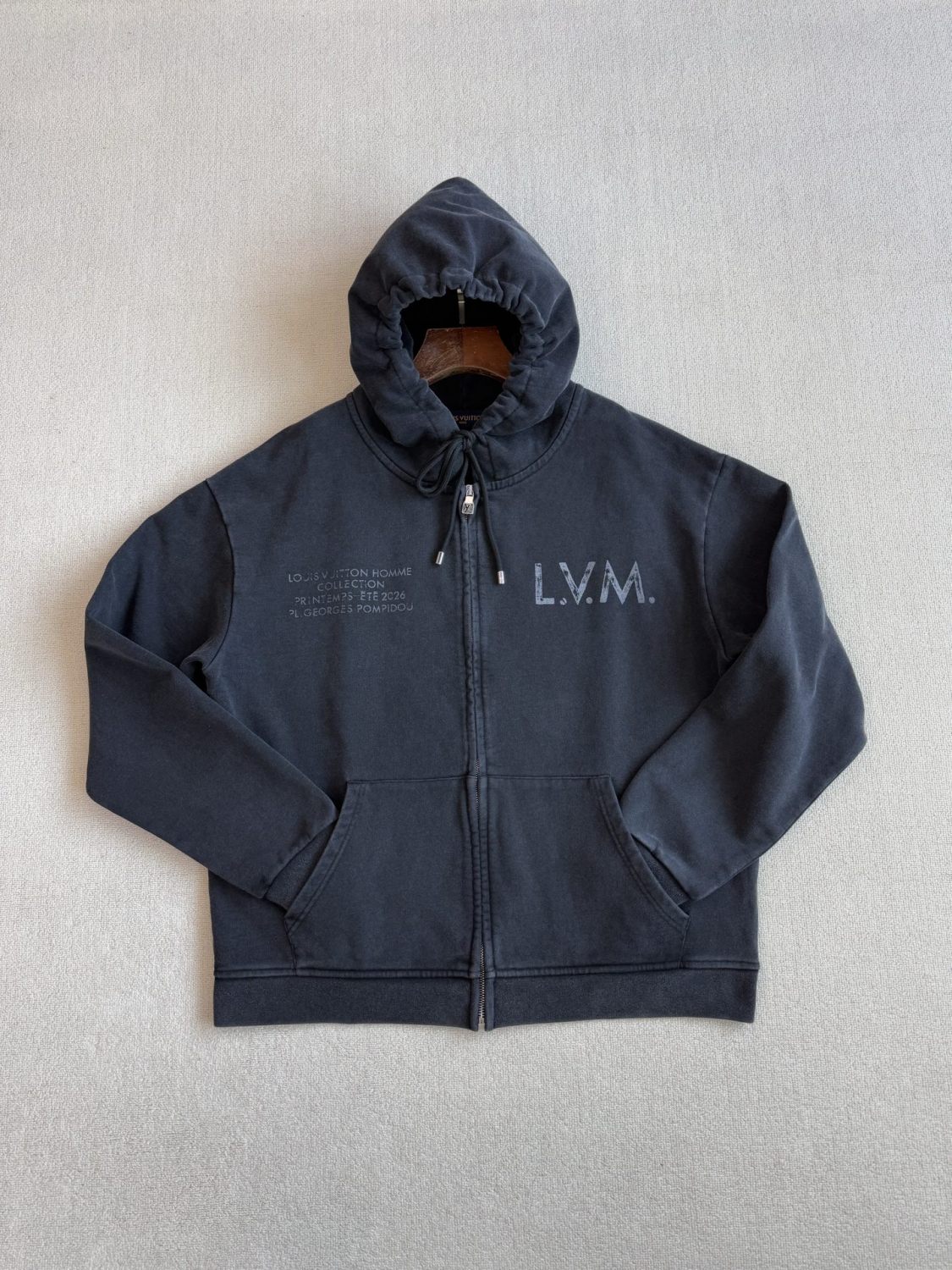 Louis Vuitton Top-guality Version Hooded Zip Cardigan Jacket #335829