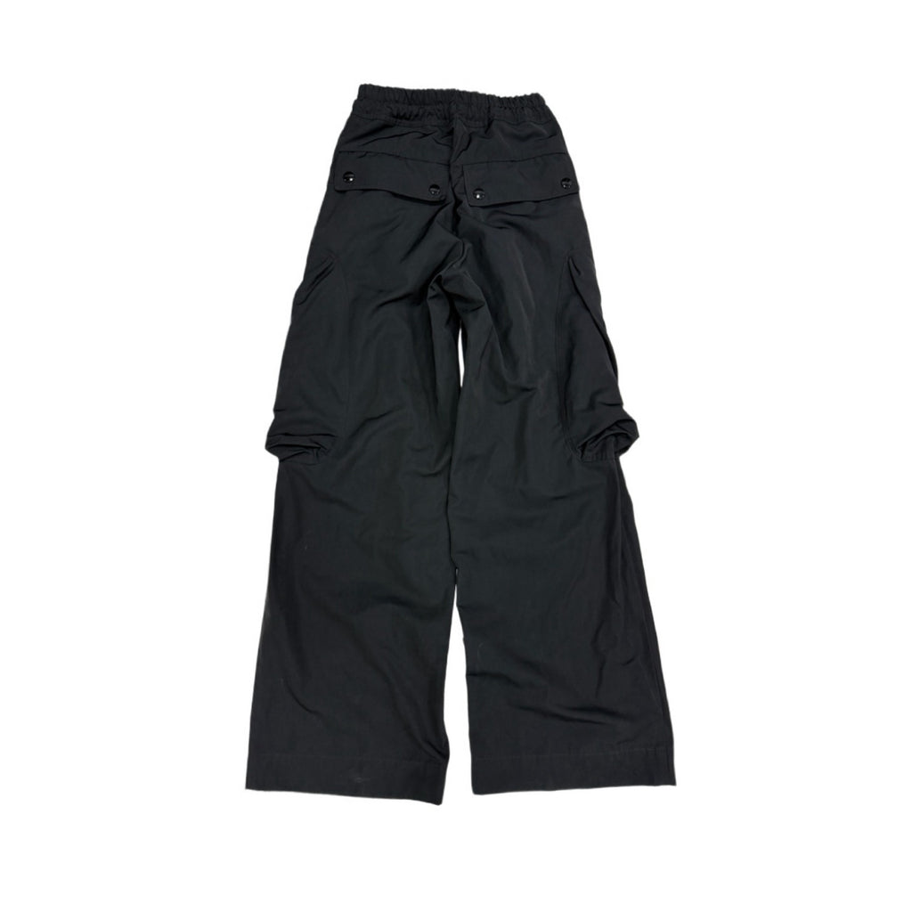 Dries Van Noten DVN Men's Spring And Summer Three-dimensional Cutting 3d Large Pockets Zipper Drawstring Nylon Work Pants Loose Straight Wide-leg Pants Casual Pants Ngvp #2469