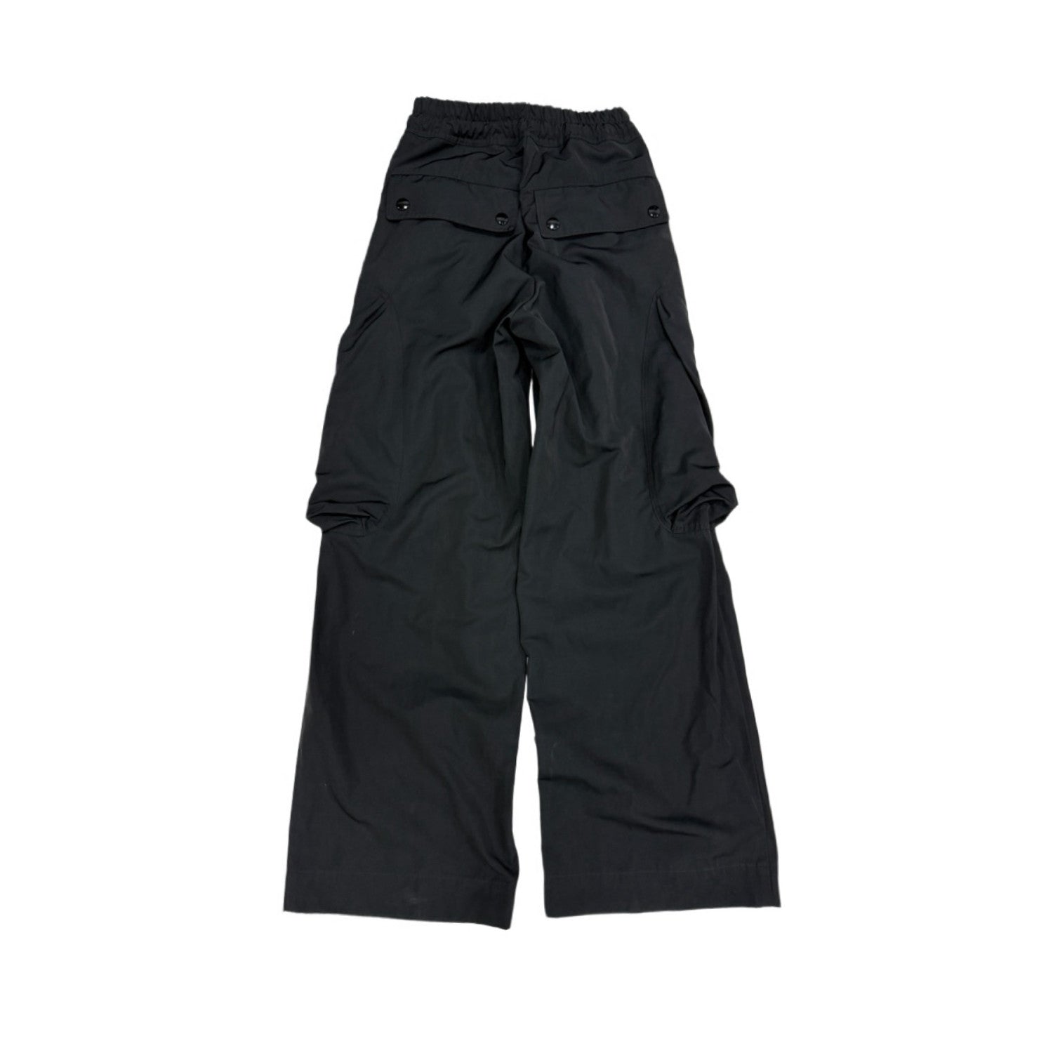 Dries Van Noten DVN Men's Spring And Summer Three-dimensional Cutting 3d Large Pockets Zipper Drawstring Nylon Work Pants Loose Straight Wide-leg Pants Casual Pants Ngvp #2469