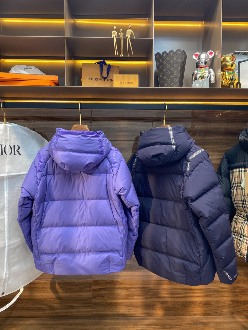 Dior Men's Fall And Winter Zipper Hooded Ski Puffer Down Jacket #96969