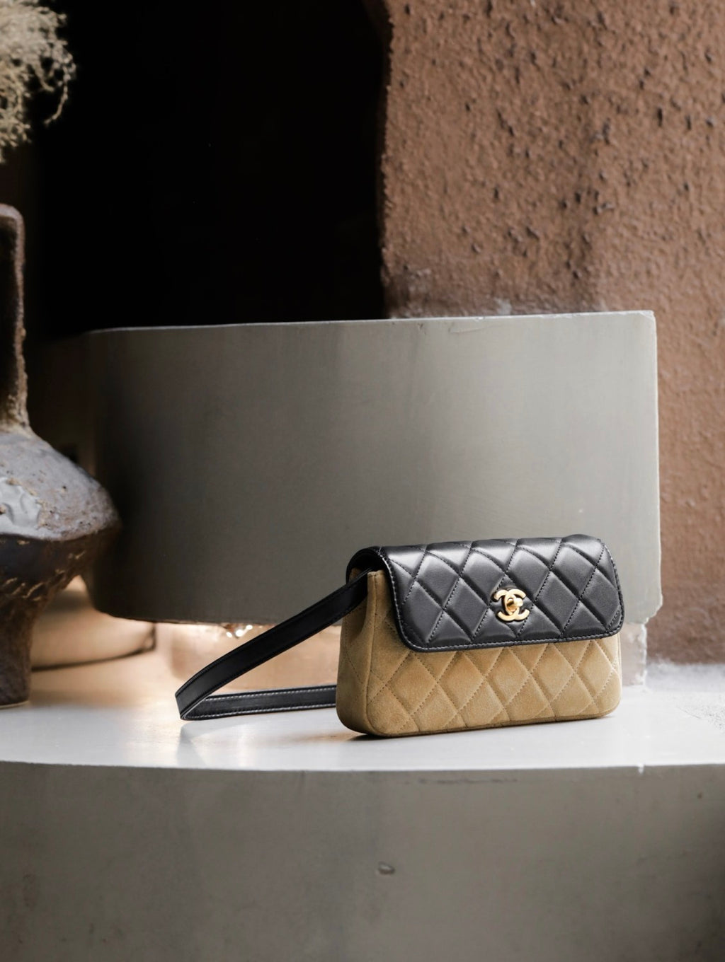 Chanel Diamond Crossbody Shoulder Bag #322426
