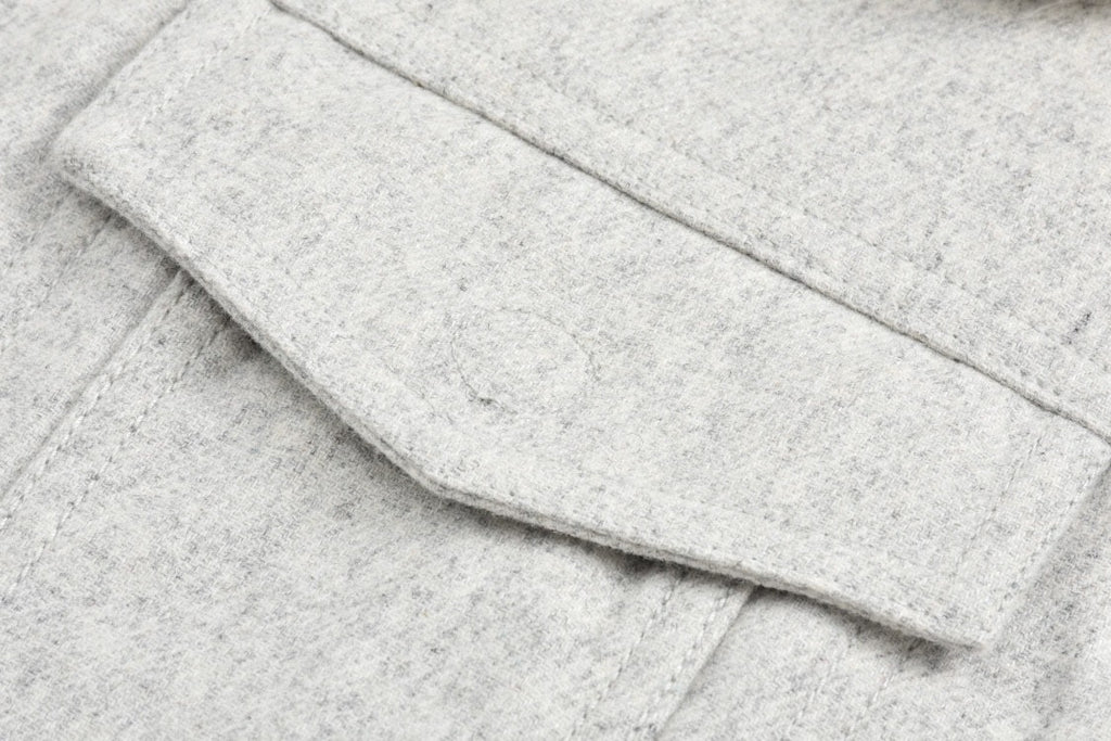 Louis Vuitton Men's Autumn and Winter Solid Color Wool Lapel Zipper Long Sleeve Jacket #74399